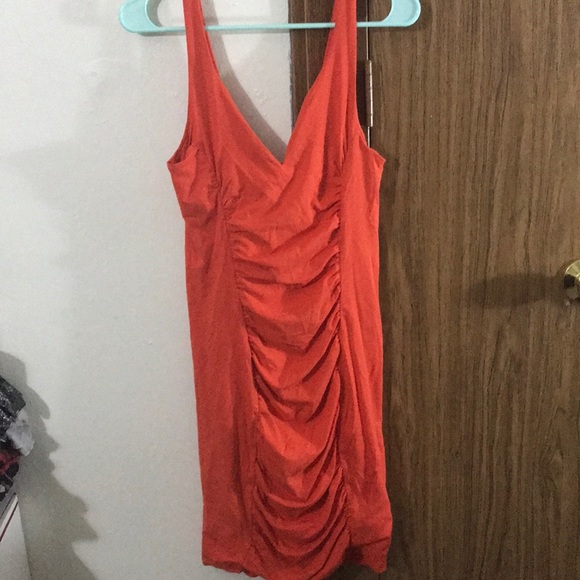 Express | Sweetheart Neck Ruched Dress - Picture 2 of 2